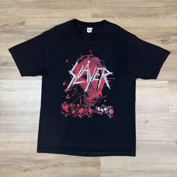 Alstyle Other - Slayer Size Large 2013 Tour Band Tee Black Skull Print Merch Gojira Harm Metal